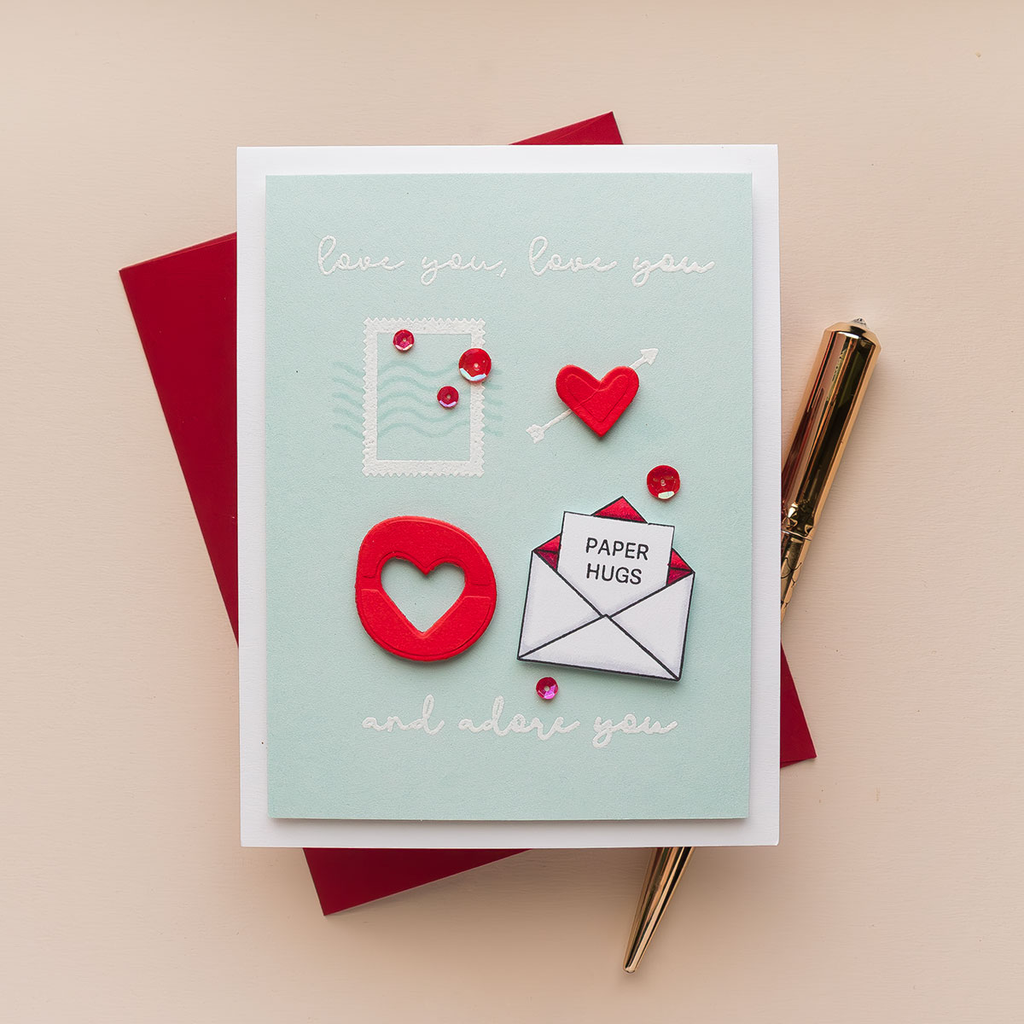 Simon Says Clear Stamps Love Letter 3151ssc To Love Love Card | color-code:ALT01