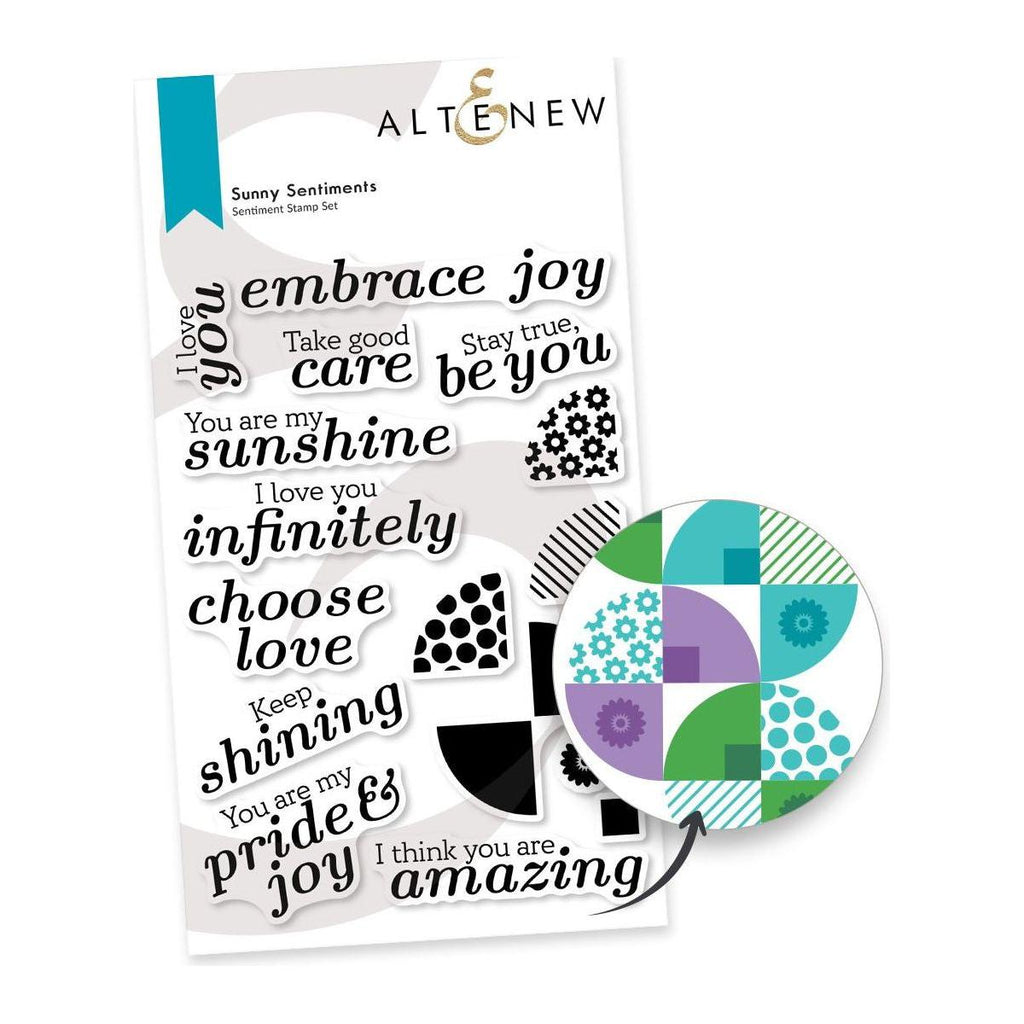 Altenew Sunny Sentiments Clear Stamps alt8830