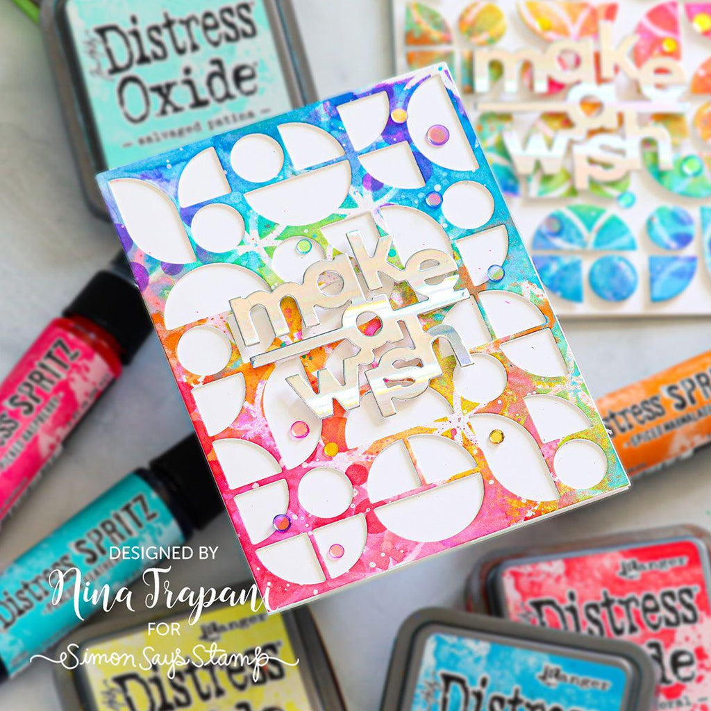 Tim Holtz Distress Spritz Set Of 12 Bundle Colorful Birthday Card | color-code:ALT02