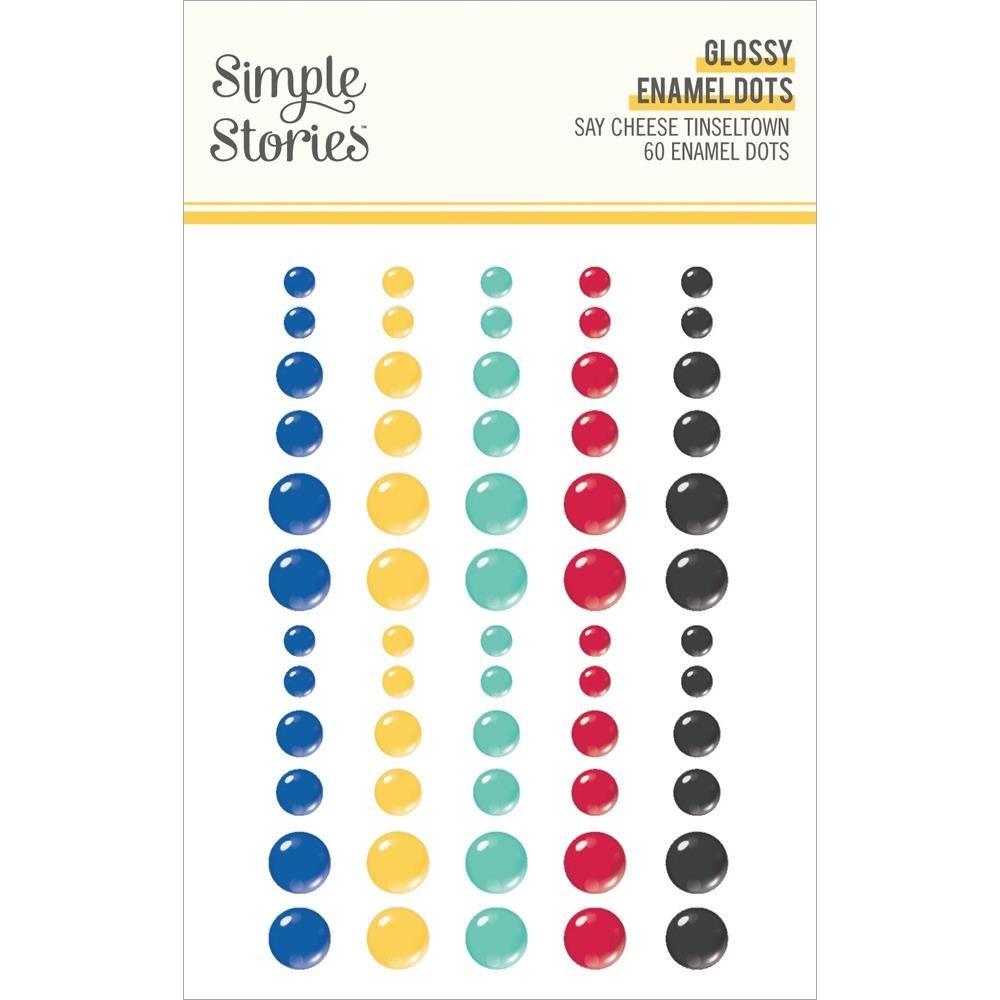 Simple Stories Say Cheese Tinseltown Glossy Enamel Dots 22469