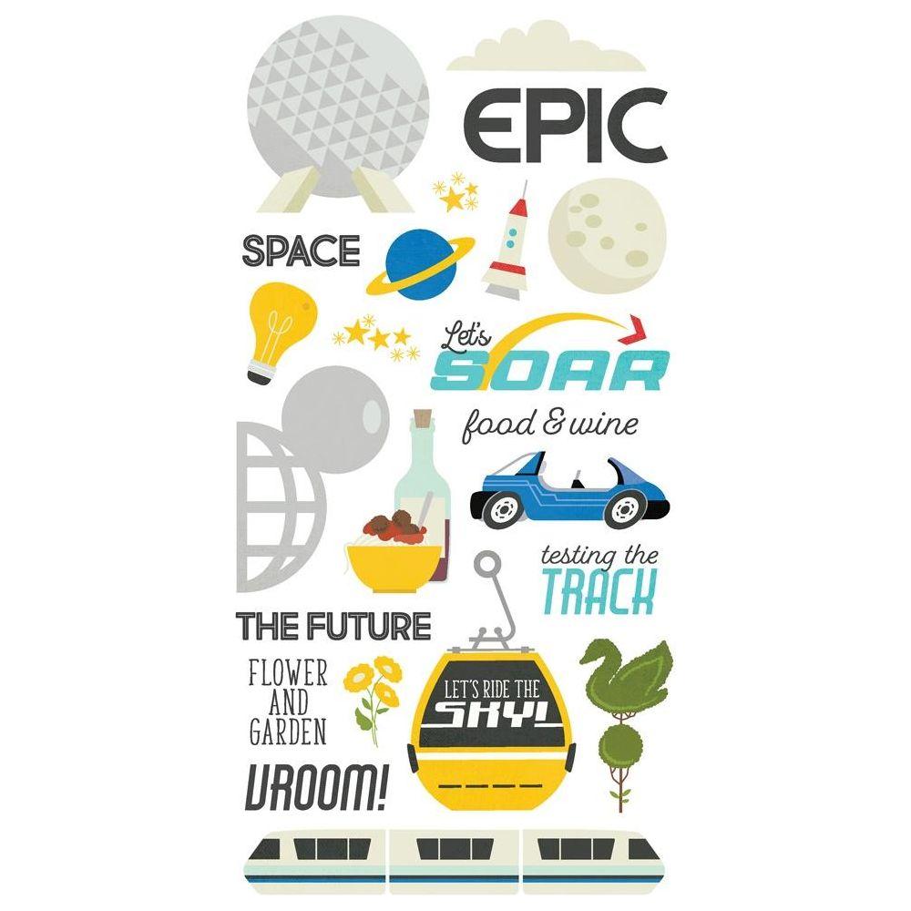 Simple Stories Say Cheese Epic Foam Stickers 22487 Detailed Product View