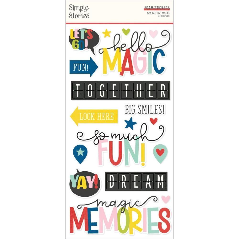 Simple Stories Say Cheese Magic Foam Stickers 22423