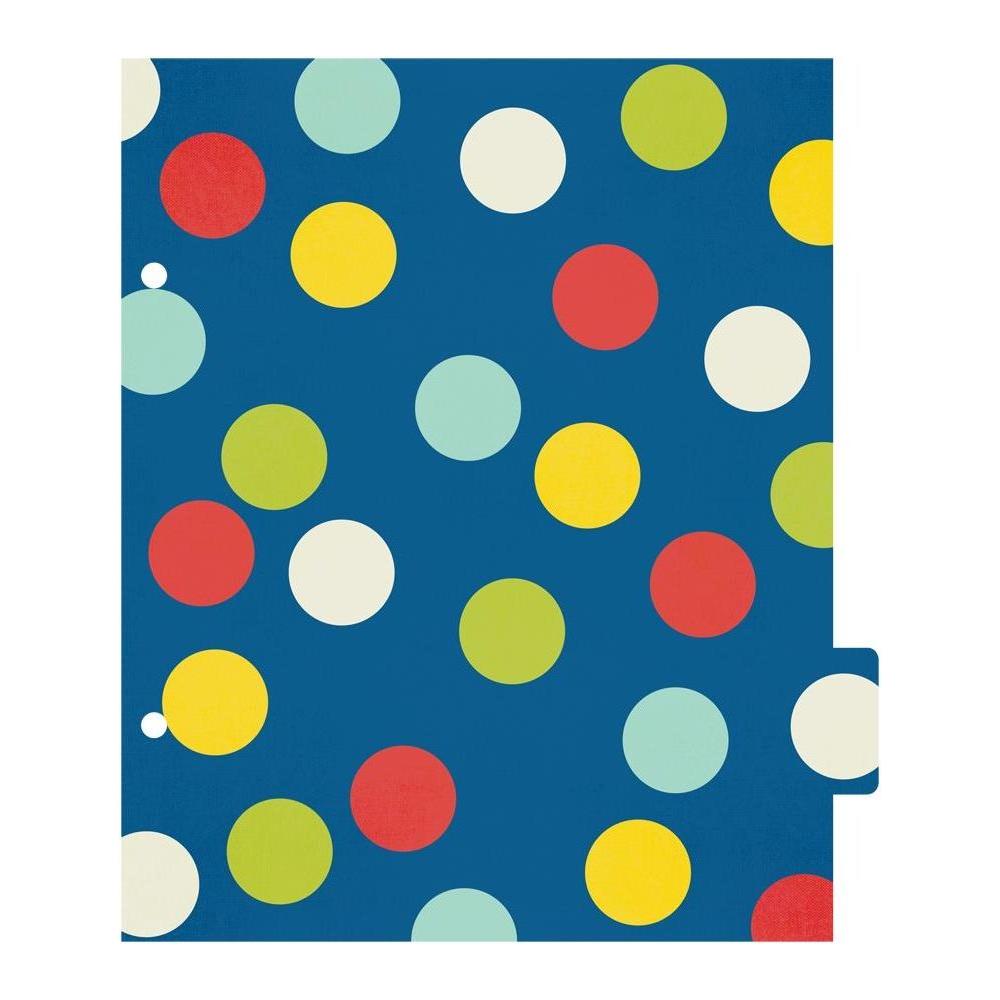 Simple Stories Confetti 6 x 8 Snap Binder 22429 Large Polka Dots