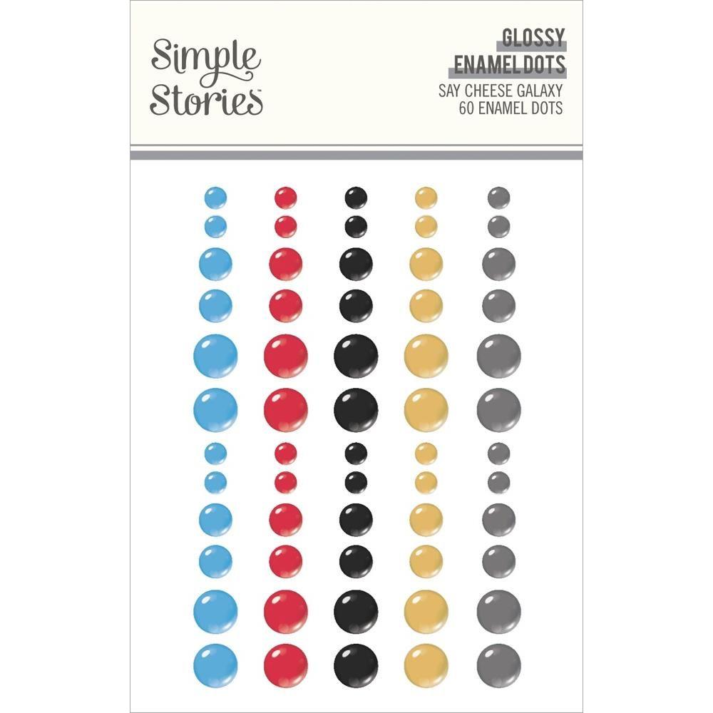 Simple Stories Say Cheese Galaxy Glossy Enamel Dots 22455