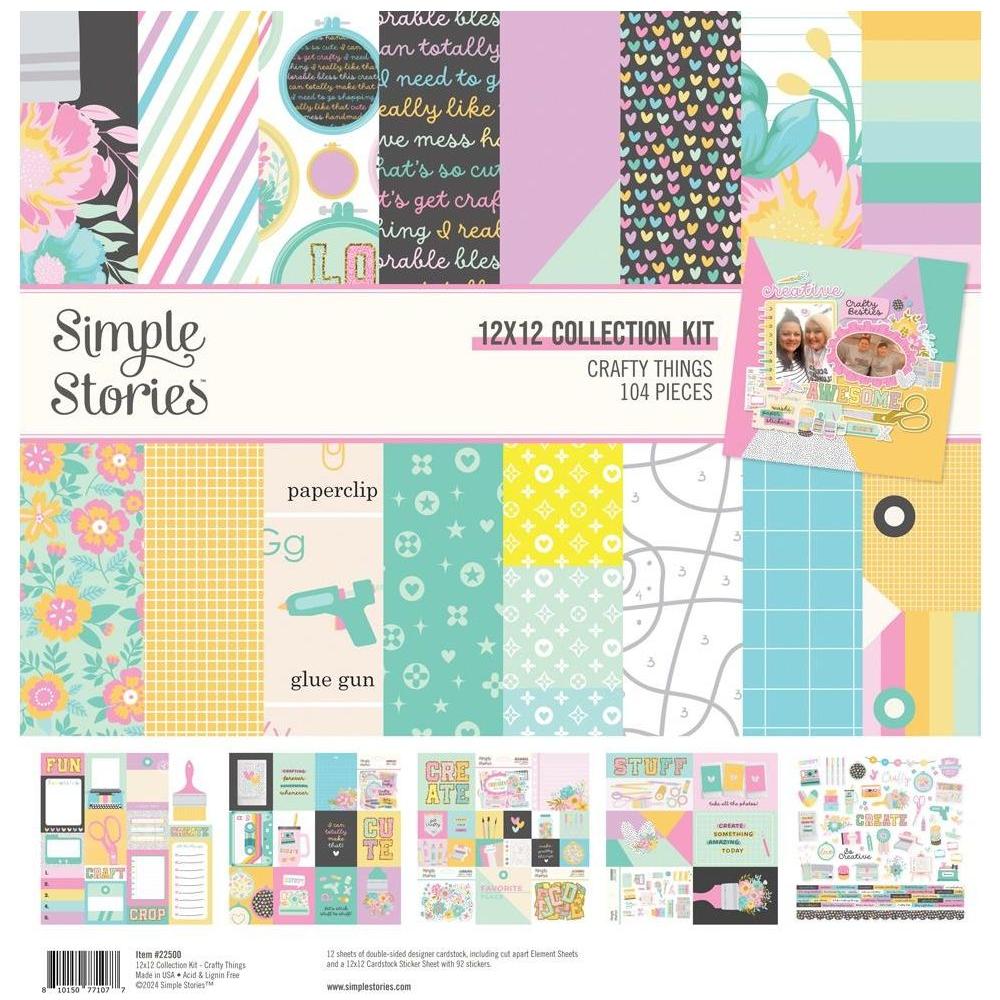 Simple Stories Crafty Things 12 x 12 Collection Kit 22500