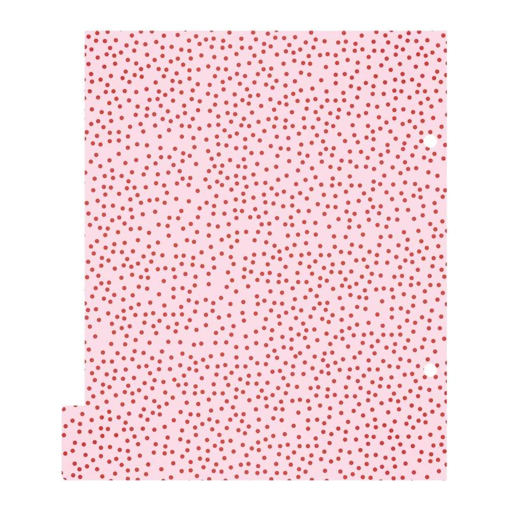 Simple Stories Confetti 6 x 8 Snap Binder 22429 Pink Polka Dots