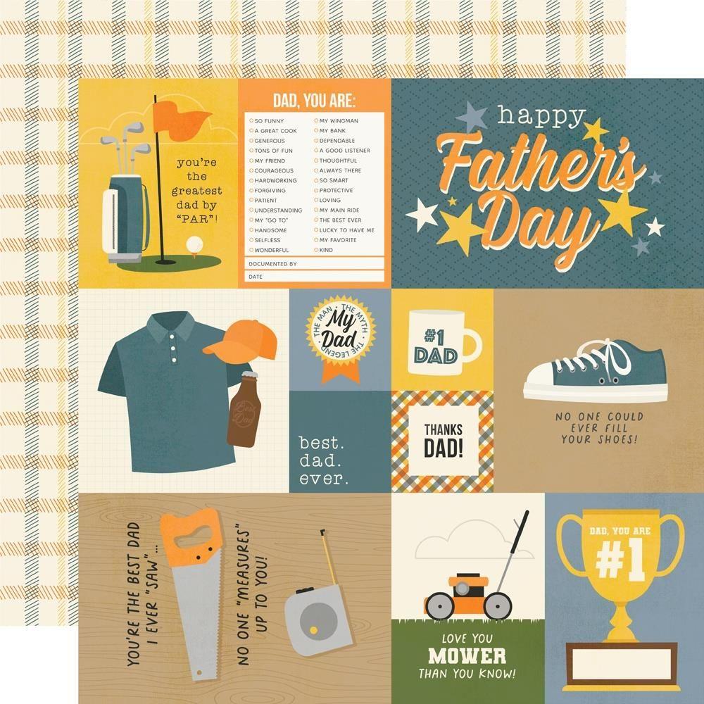 Simple Stories Father's Day 12 x 12 Collection Kit 21936 Elements 1