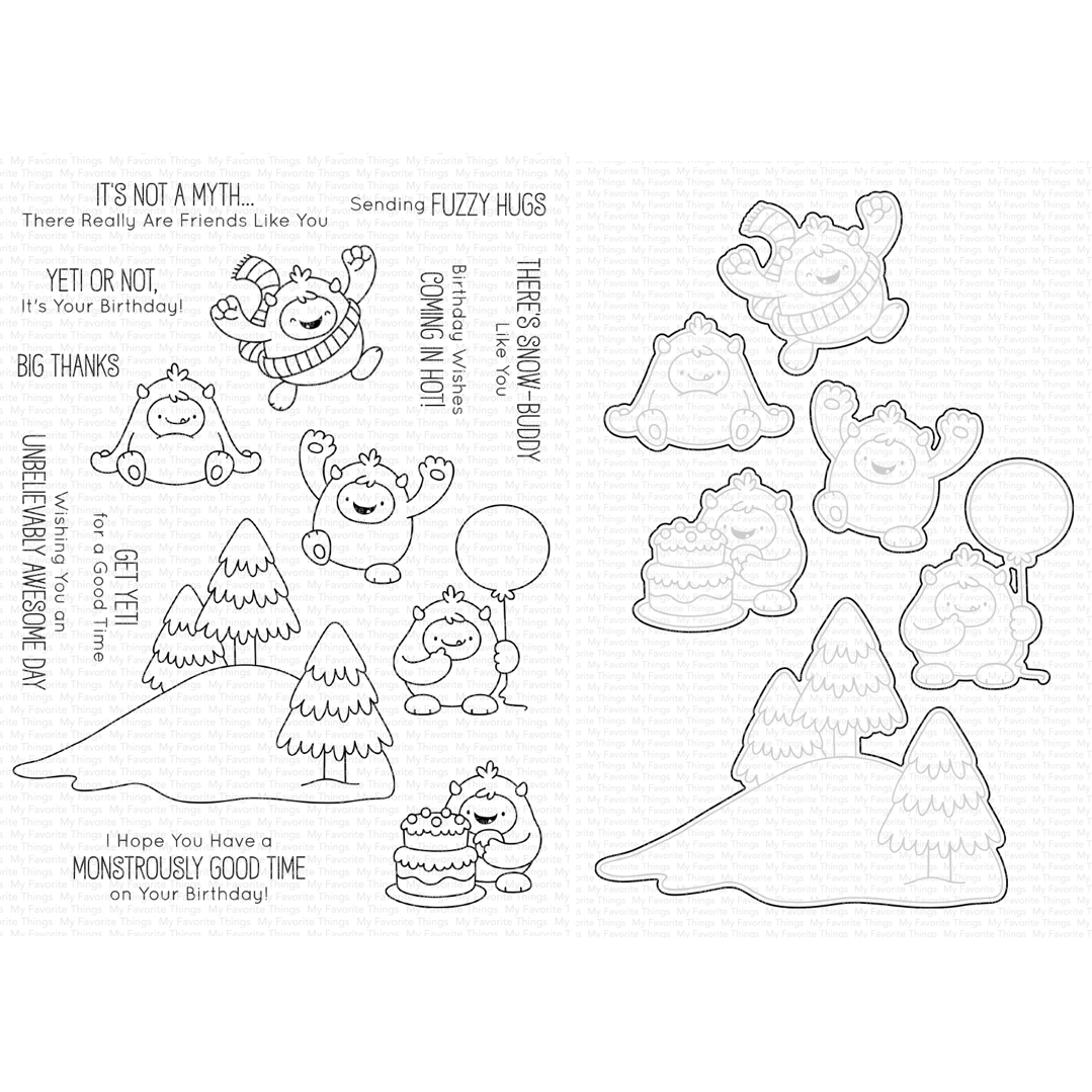 Yeti 4 Winter Stamp Set - Dare 2b Artzy