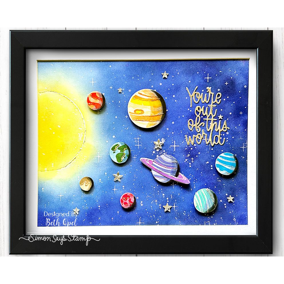 Simon Says Stamp You Are My Universe Wafer Dies sssd112834c Out Of This World