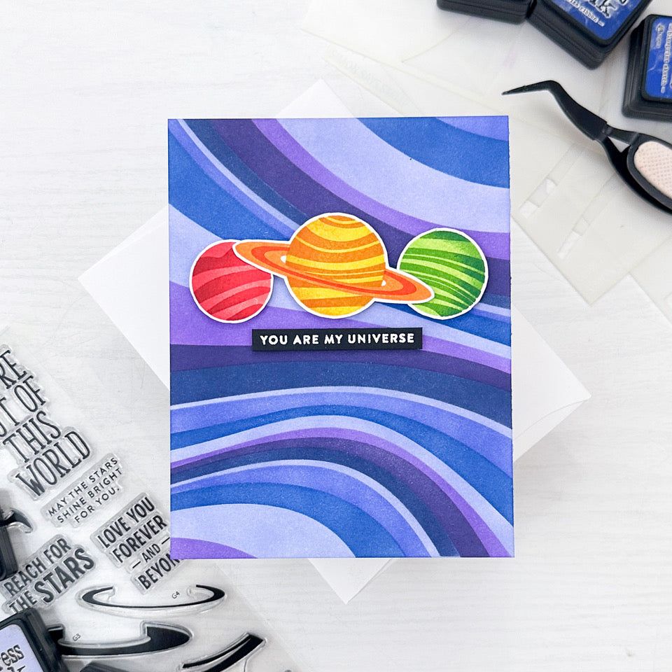 Simon Says Stamp You Are My Universe Wafer Dies sssd112834c Out Of This World