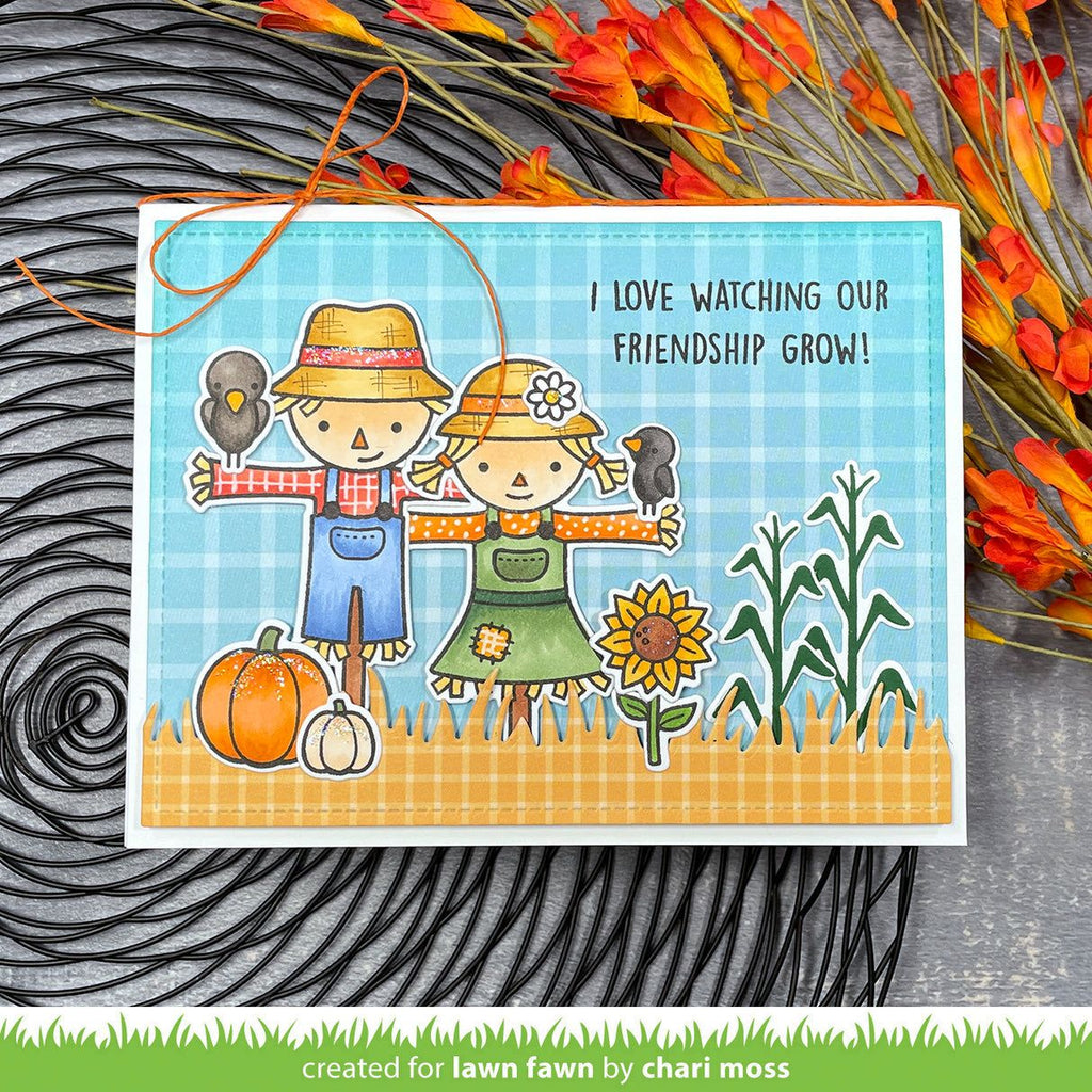 Lawn Fawn Falling Leaves 12x12 Inch Collection Pack lf3481 Friendship Grow | color-code:alt2