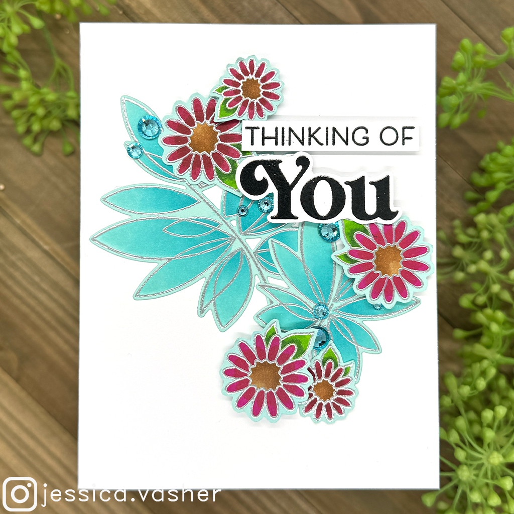 Simon Says Clear Stamps You Matter 2088ssc Stamptember Thinking of You Card | color-code:ALT05