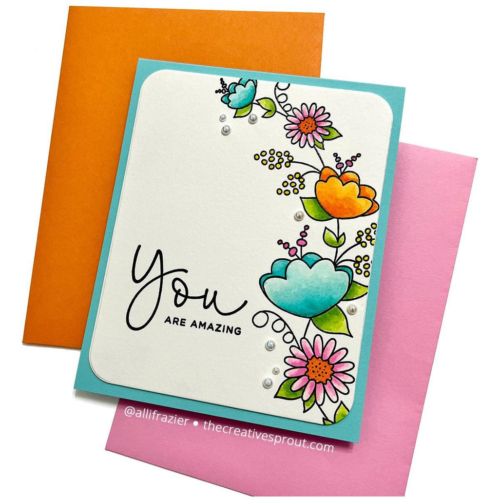 Simon Says Clear Stamps You Matter 2088ssc Stamptember Amazing You Card | color-code:ALT03