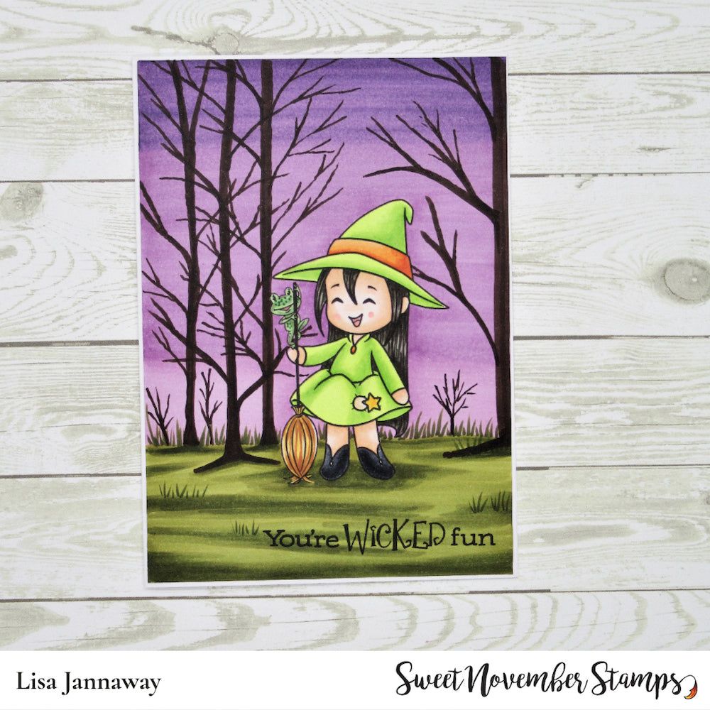 Sweet November Stamps You're Toad-ally Cute Clear Stamp Set snstchw23 Wicked