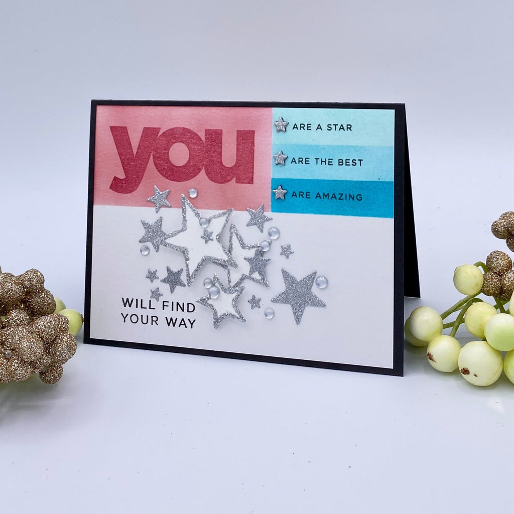 CZ Design Clear Stamps You cz389c Cheering for You Encouragement Card