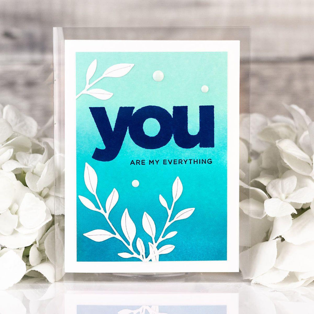 CZ Design Clear Stamps You cz389c Cheering for You Love You Card