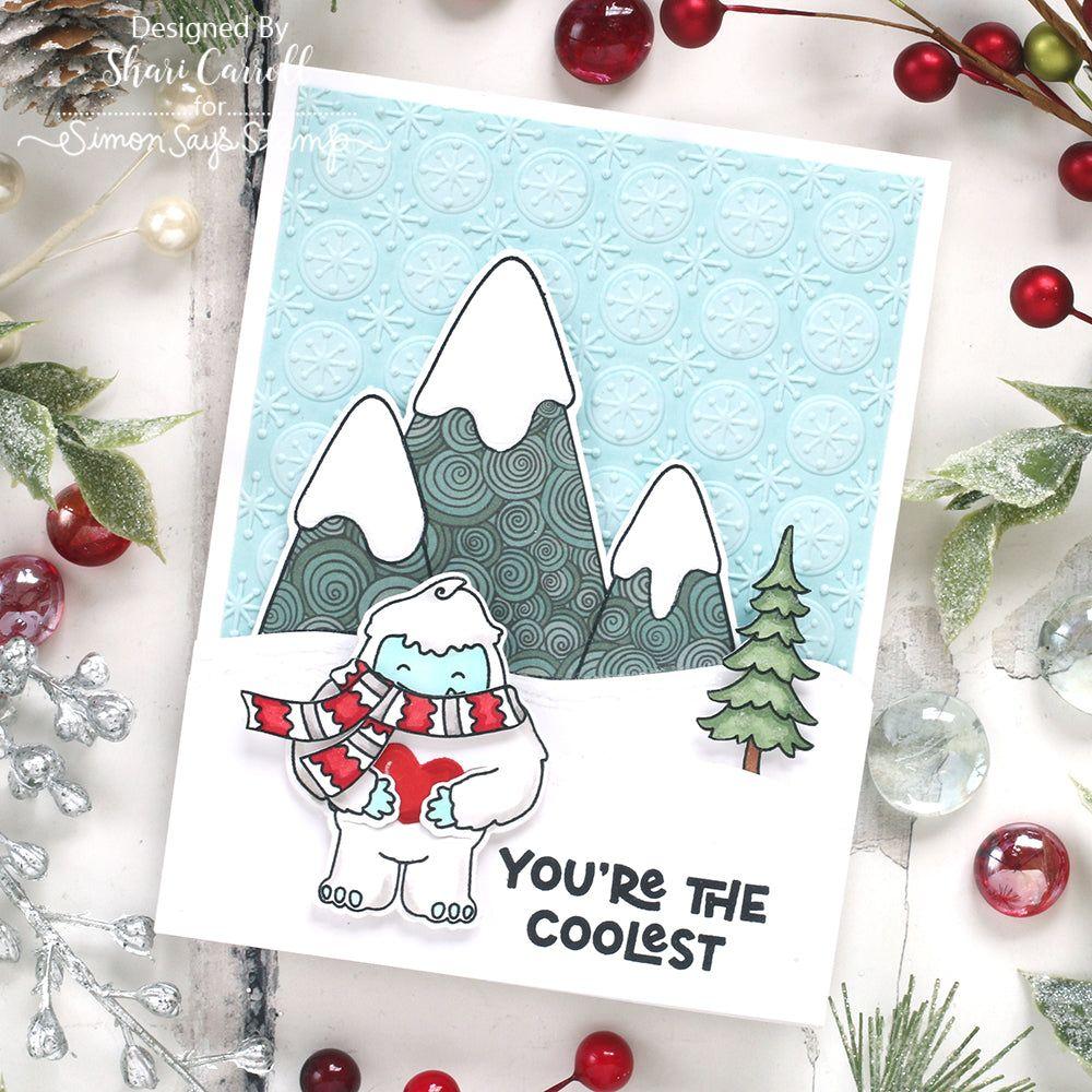 Simon Says Stamp Get Yeti and Balloon Wafer Die 1273sdc Winter Card | color-code:ALT01