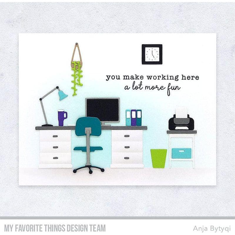 My Favorite Things Office Greenery Dies Die-Namics mft2521 a lot more fun | color-code:alt1