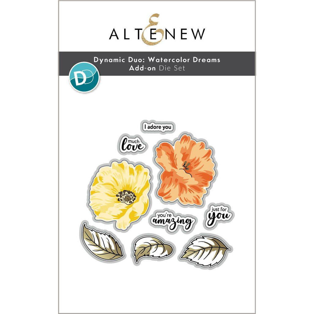 Altenew Dynamic Duo Watercolor Dreams Add-on Dies alt8784