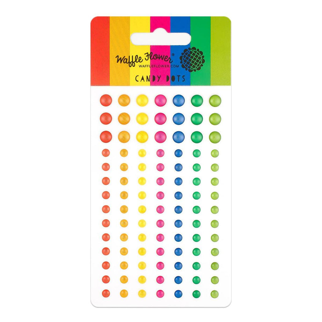 Waffle Flower Enchanted Candy Dots Embellishments wfe212