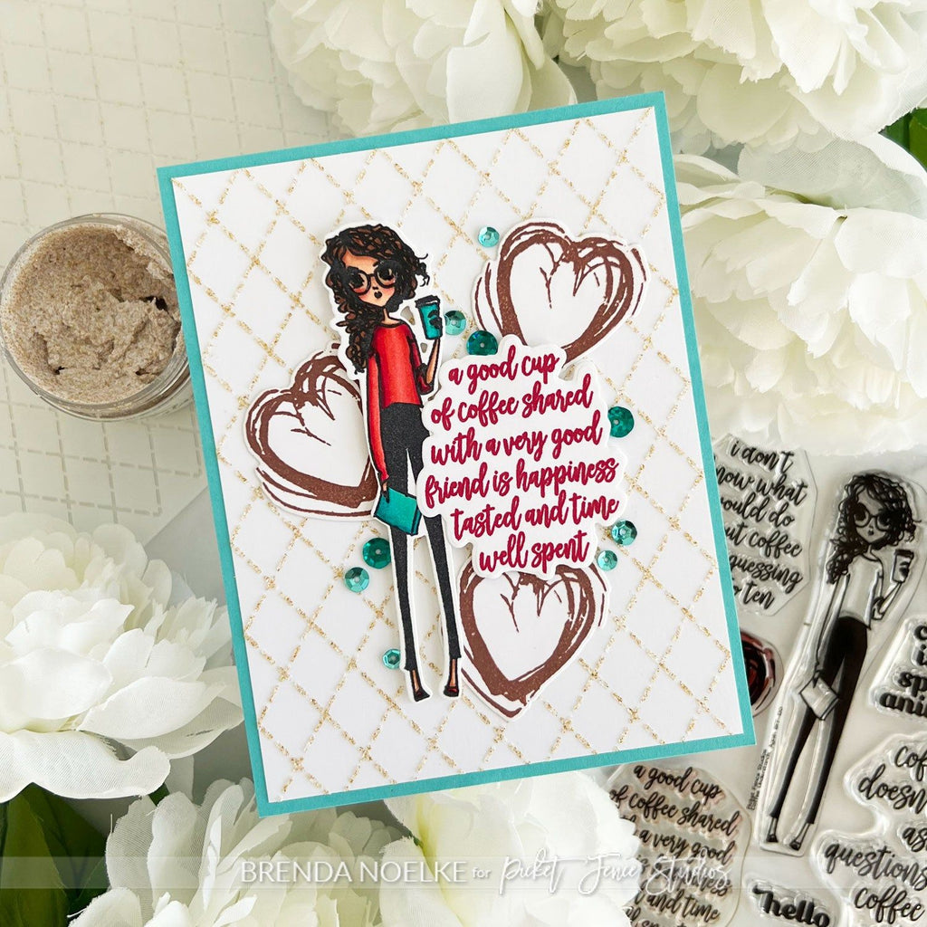 Picket Fence Studios Coffee Understands, Again Clear Stamps bff120 good cup