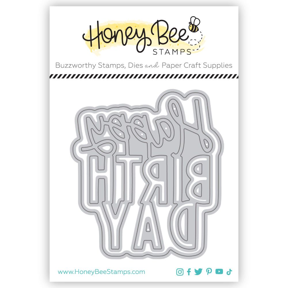 Honey Bee Big Birthday Dies hbds-bigbdy Detailed Product View