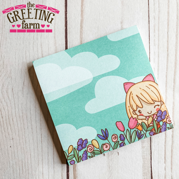 The Greeting Farm Blue Breezy 3x3 Inch Sticky Notes