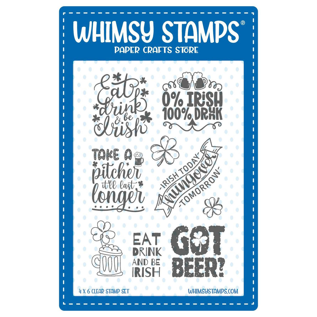 Whimsy Stamps Got Beer Clear Stamps cwsd474