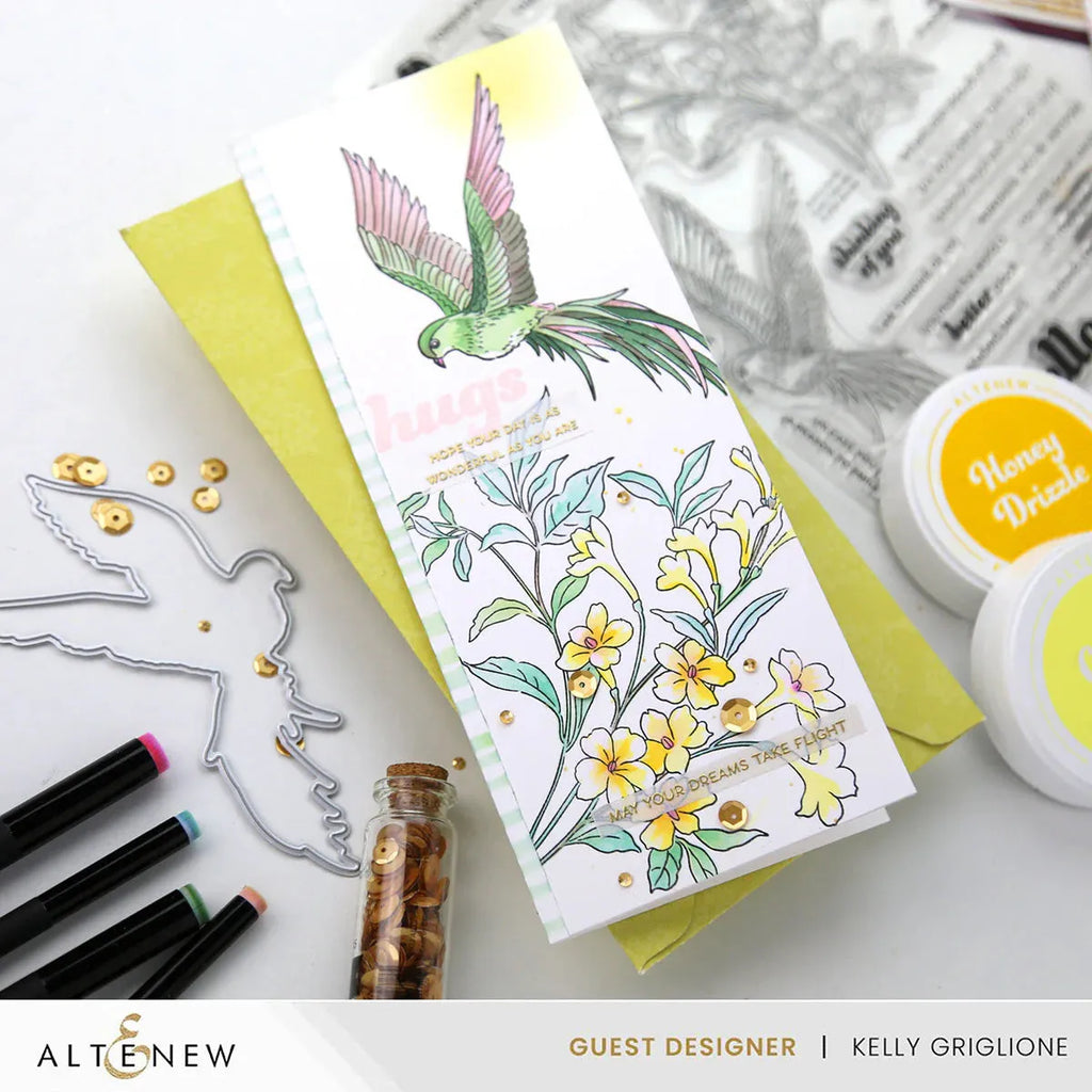 Altenew Build-A-Garden Exotic Tuberose alt10098bn pretty bird