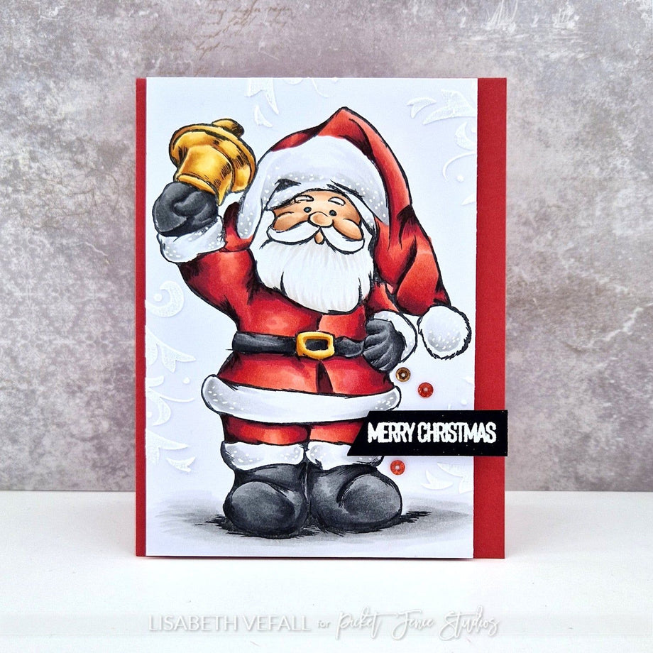 Santa Claus Comes Tonight Clear Stamps by Picket Fence Studios