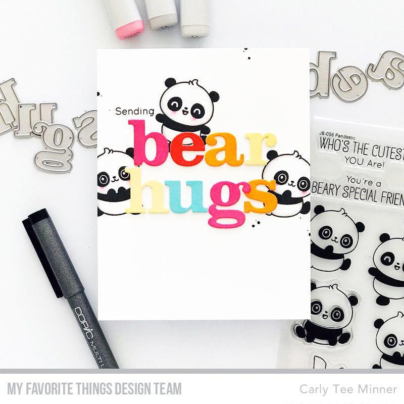 My Favorite Things Pandastic Clear Stamps jb058 Bear Hugs