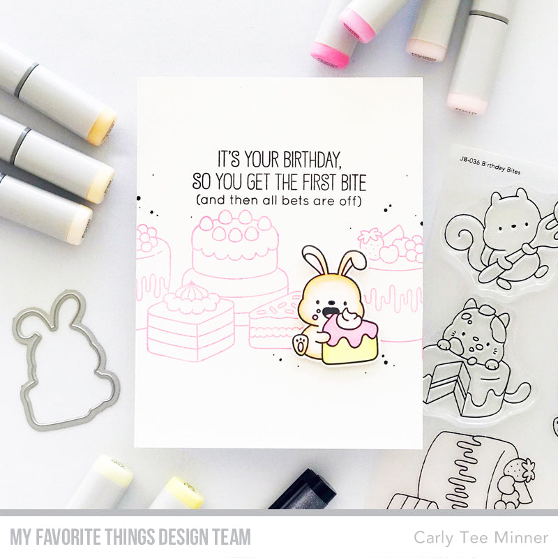 My Favorite Things Birthday Bites Clear Stamps jb036 First Bite | color-code:alt1