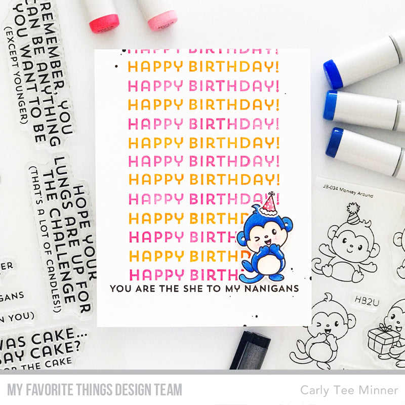 My Favorite Things Birthday Sass Clear Stamps cs876 You are the She | color-code:alt1