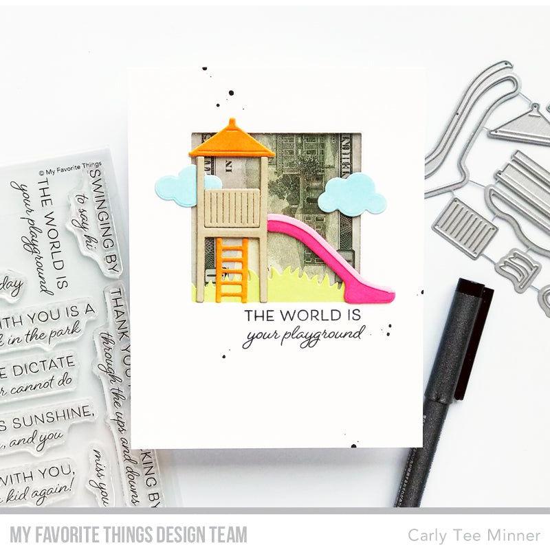 My Favorite Things Walk in the Park Clear Stamps and Dies Set Playground | color-code:alt3