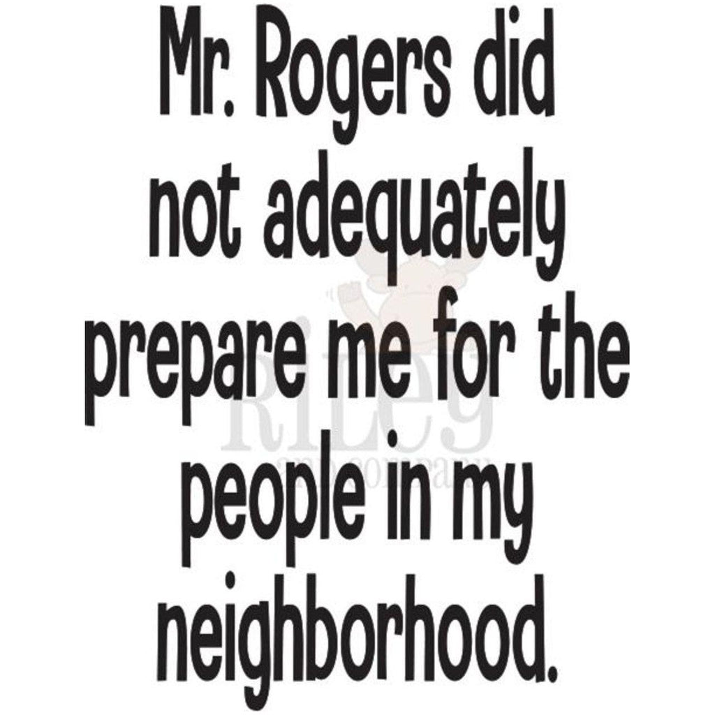 Riley And Company Funny Bones Mr. Rodgers Neighborhood Clear Stamp rwd-1287