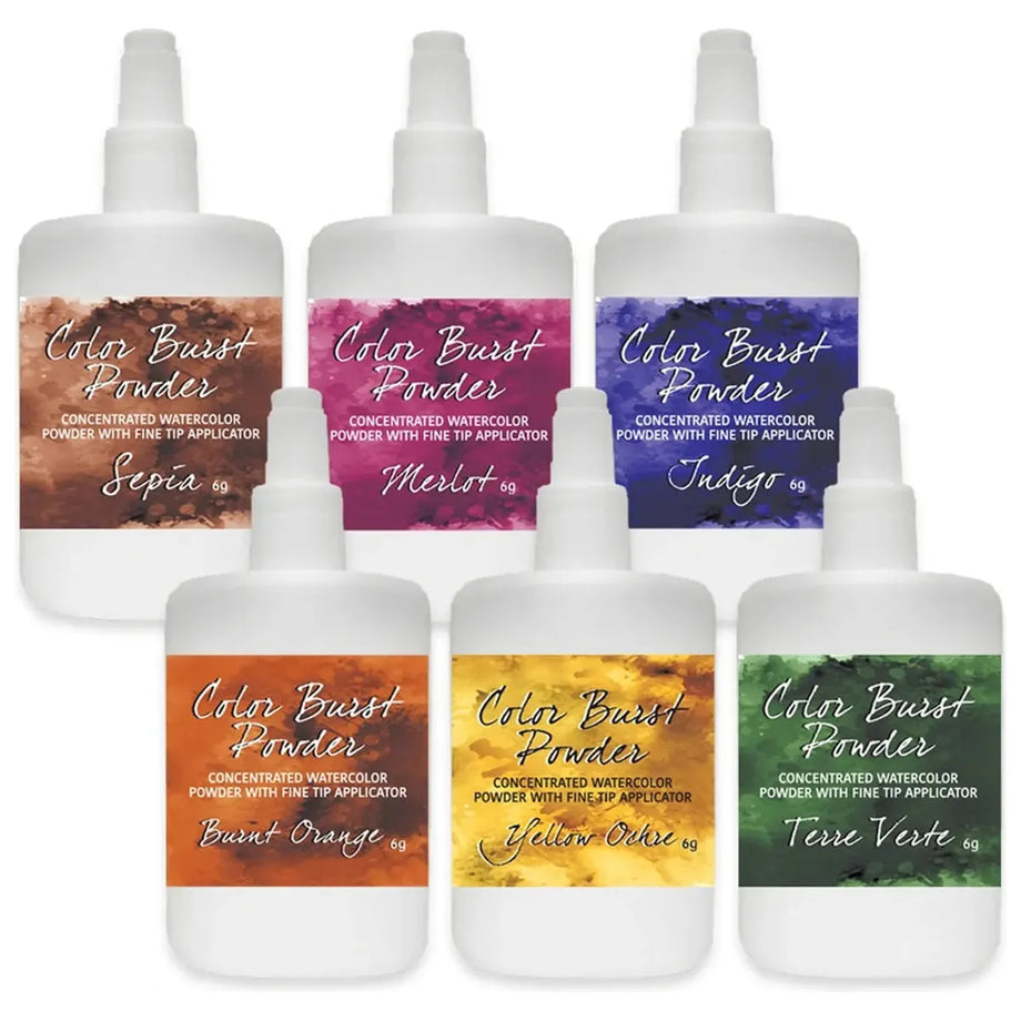 Color Burst Liquid Watercolor - Brights - 6 Pack