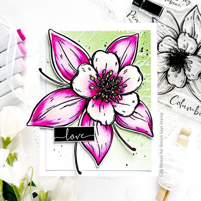 Colorado Craft Company Big and Bold Columbine Wishing Clear Stamps bb864 love | color-code:ALT01