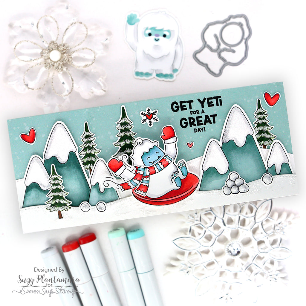 Simon Says Stamp Get Yeti Wafer Dies 1274sdc Winter Card | color-code:ALT01