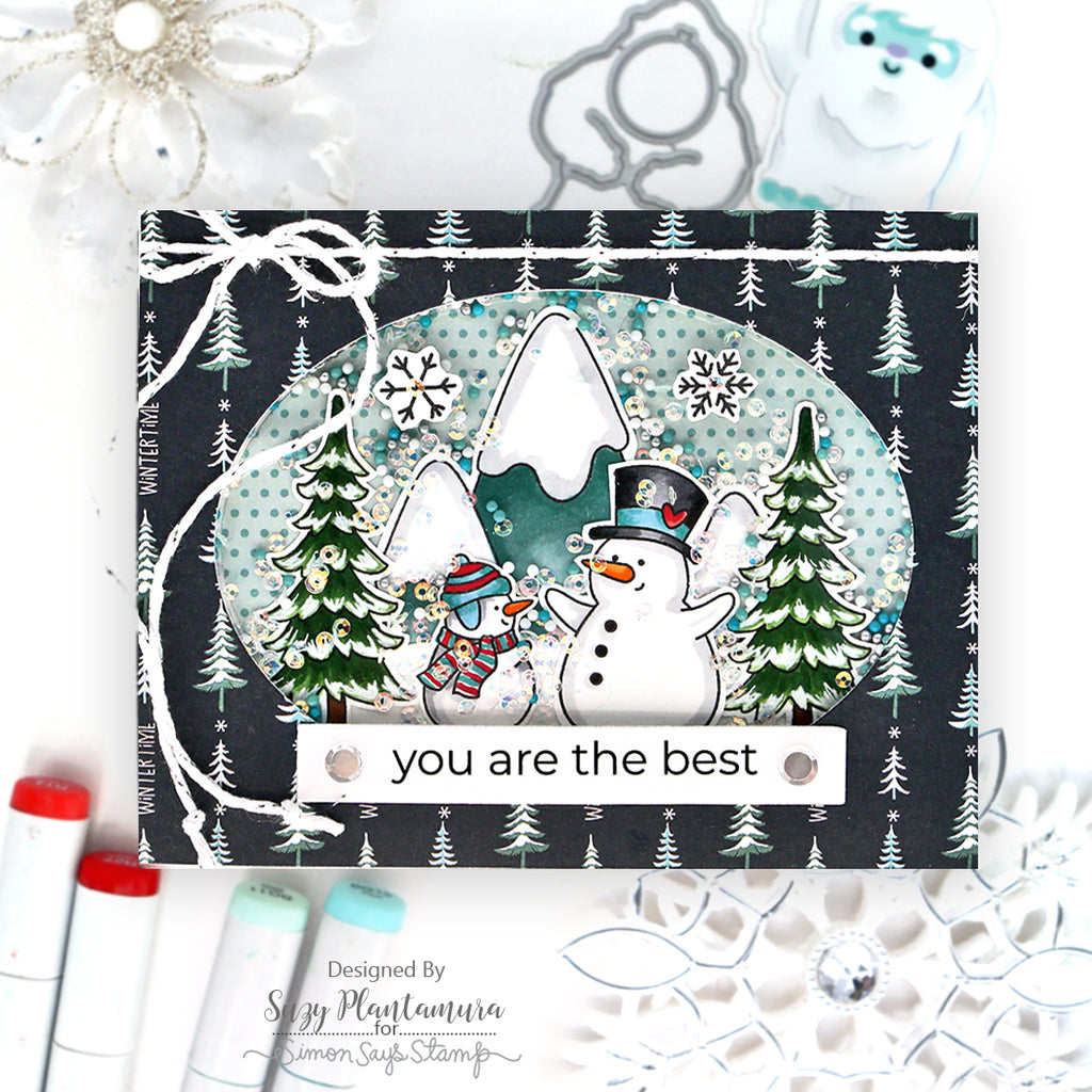 Simon Says Stamp Get Yeti Wafer Dies 1274sdc Winter Card | color-code:ALT05