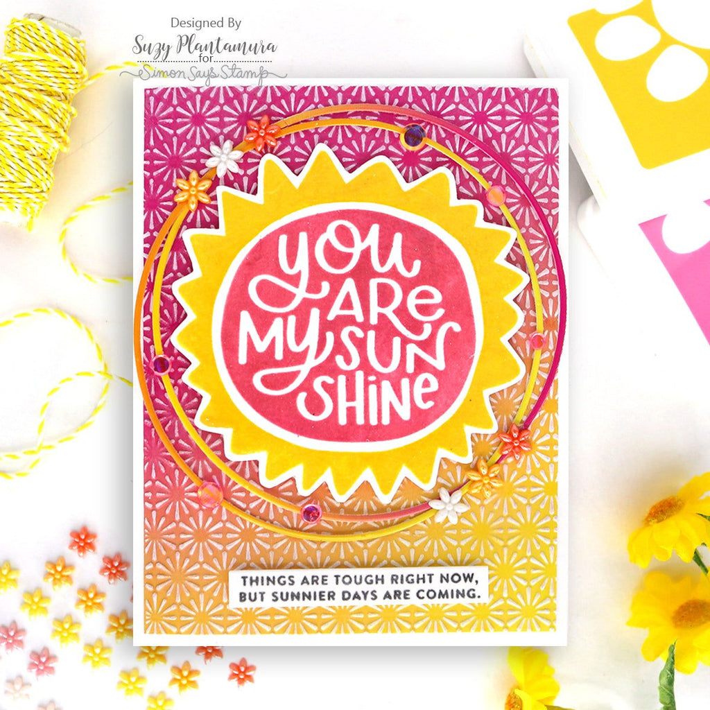 Simon Says Stamps and Dies Sunny Smiles set814ss Sunny Card | color-code:ALT01