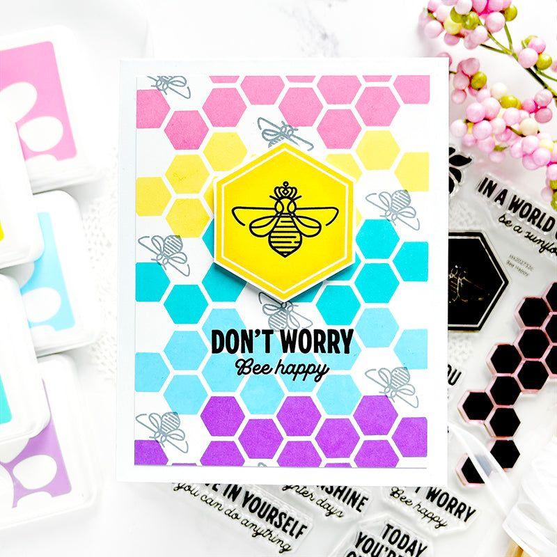 Simon Says Stamp Bee Happy Wafer Dies sssd112863c Bee Happy Card | color-code:ALT02