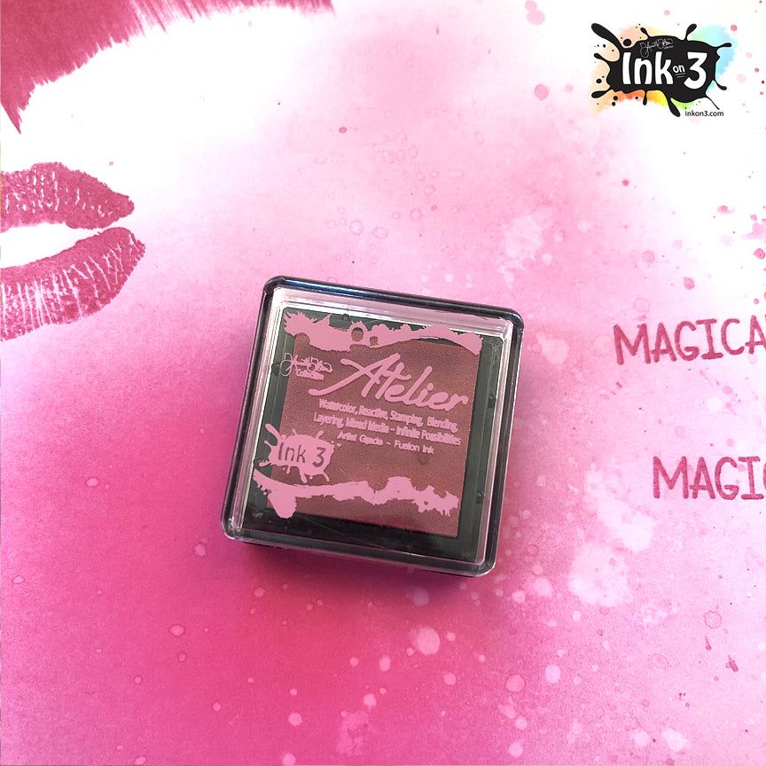 Inkon3 ATELIER SWEET PETUNIA PINK Fusion Ink Cube ppcube