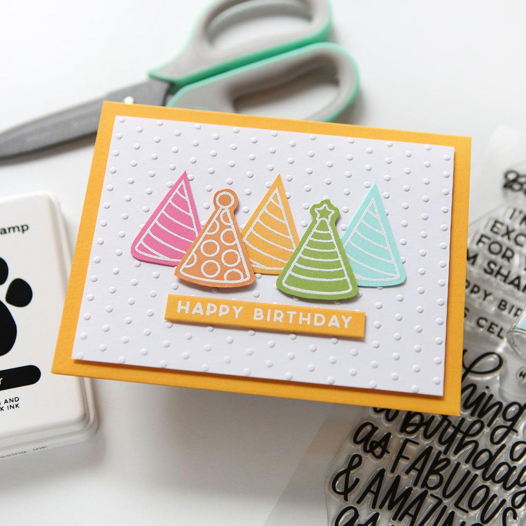 Simon Says Stamp Put Your Party Hats On Wafer Dies sssd112864c Birthday Card | color-code:ALT04