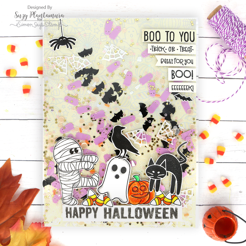 Simon Says Stamp Just Batty Wafer Dies sssd112924c Halloween Card | color-code:ALT06