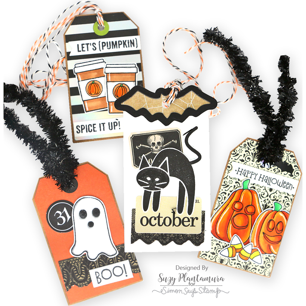 Simon Says Stamp Just Batty Wafer Dies sssd112924c Halloween Tags | color-code:ALT07