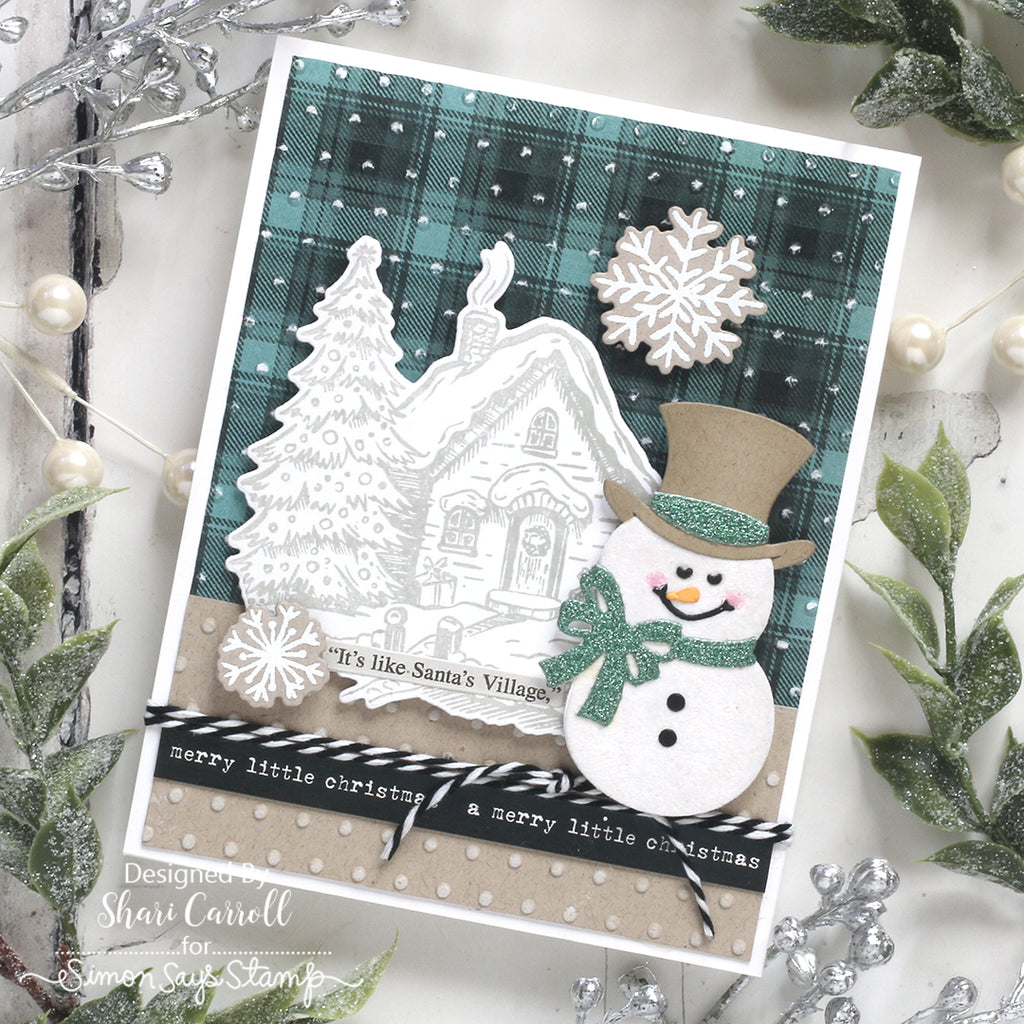 Simon Says Stamp Home for the Holidays Wafer Dies 1248sdc Christmas Card | color-code:ALT02