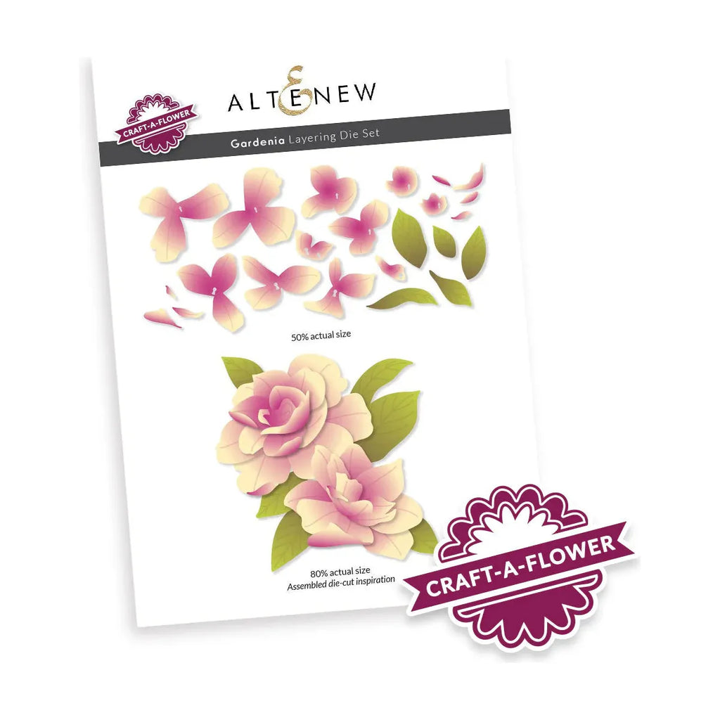 Altenew Craft-A-Flower Gardenia Layering Dies alt10100