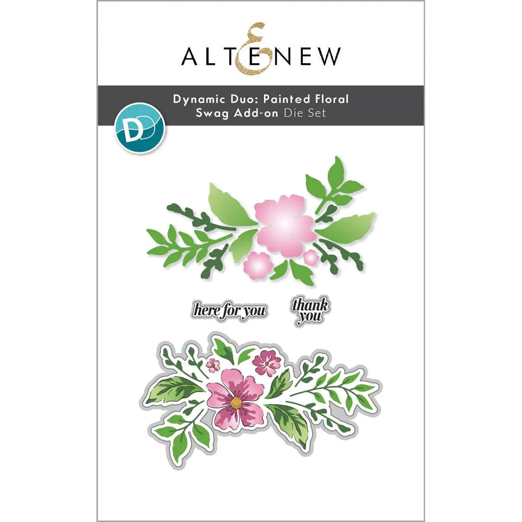 Altenew Dynamic Duo Painted Floral Swag Add-on Dies alt10105