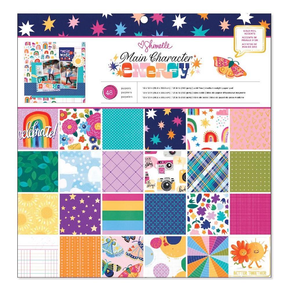 American Crafts Shimelle Main Character Energy 12 x 12 Paper Pad 34022116