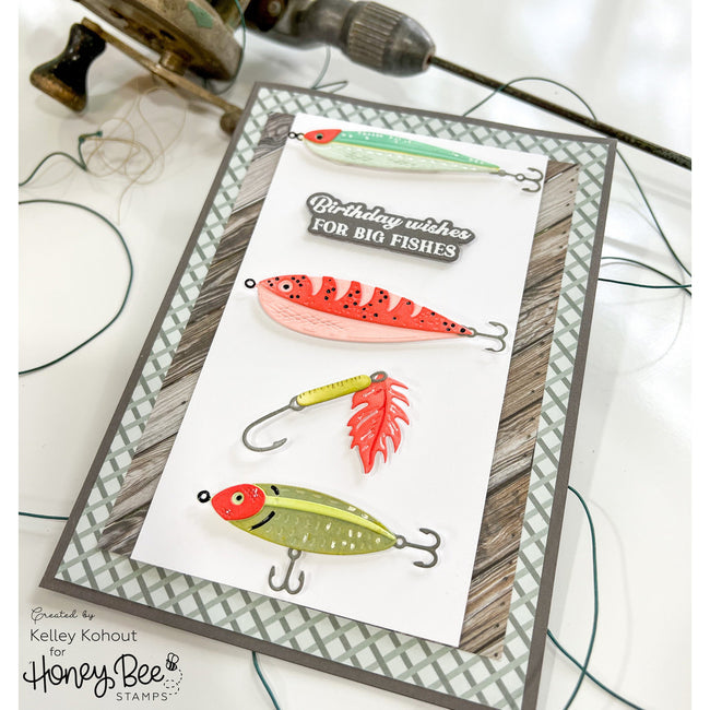Birthday card - Fishing Lures – Gina B Designs